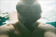 self potrait of Juanito snorkeling